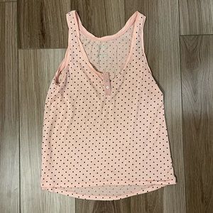 American eagle polka dot tank
